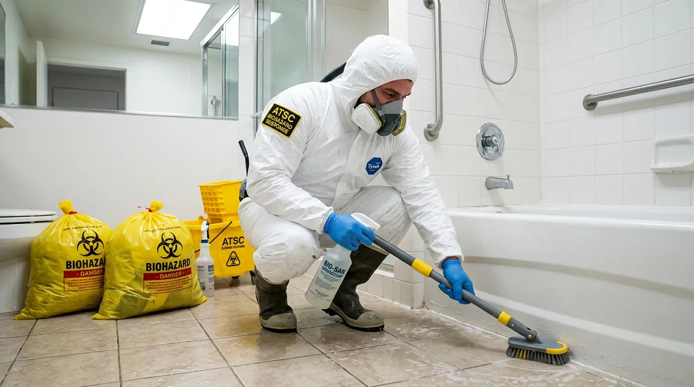 Decontamination equipment deployed for Blood Cleanup in Fish Hawk